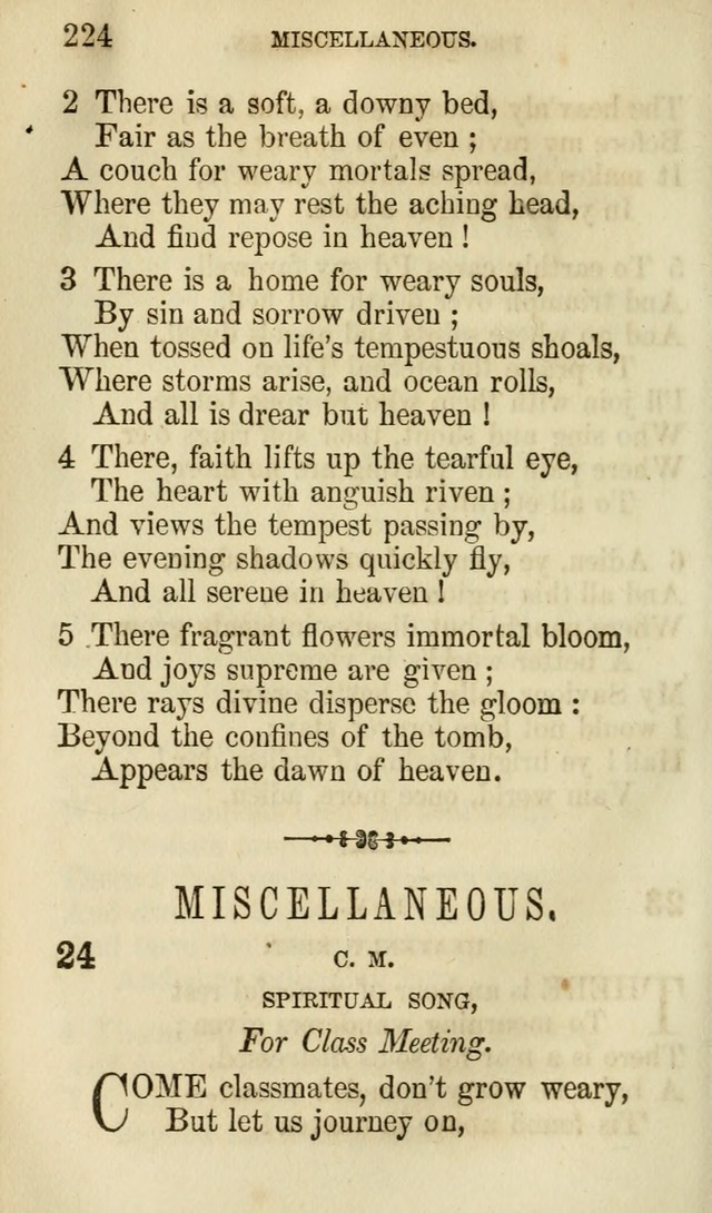 The Chorus: or, a collection of choruses and hymns, selected and original, adapted especially to the class-room, and to meetings for prayer and Christian conference (7th ed., Imp. and Enl.) page 224