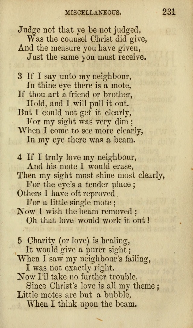 The Chorus: or, a collection of choruses and hymns, selected and original, adapted especially to the class-room, and to meetings for prayer and Christian conference (7th ed., Imp. and Enl.) page 231