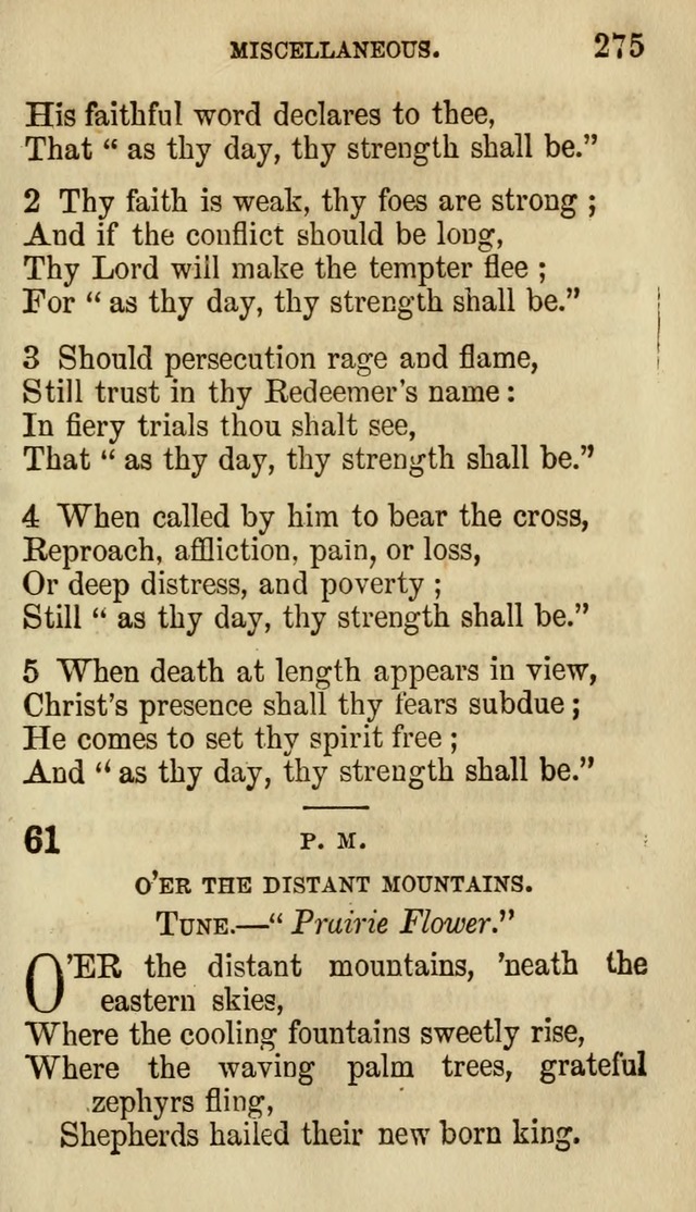 The Chorus: or, a collection of choruses and hymns, selected and original, adapted especially to the class-room, and to meetings for prayer and Christian conference (7th ed., Imp. and Enl.) page 275