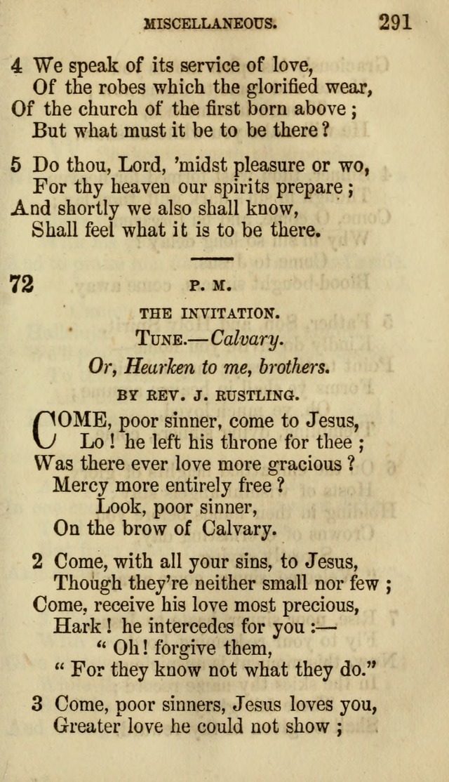 The Chorus: or, a collection of choruses and hymns, selected and original, adapted especially to the class-room, and to meetings for prayer and Christian conference (7th ed., Imp. and Enl.) page 291