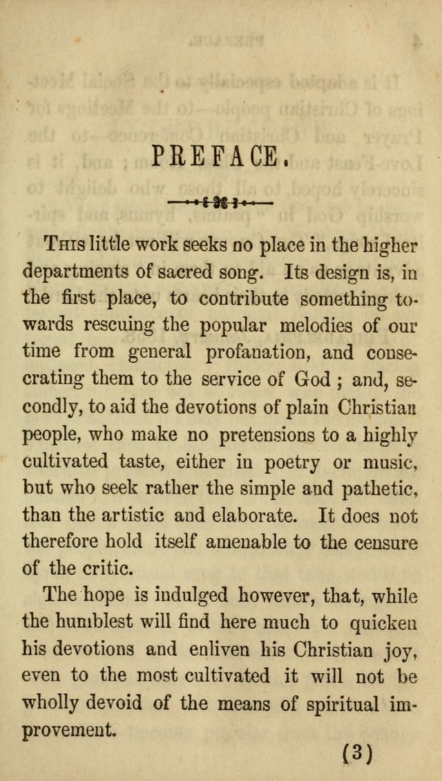 The Chorus: or, a collection of choruses and hymns, selected and original, adapted especially to the class-room, and to meetings for prayer and Christian conference (7th ed., Imp. and Enl.) page 3