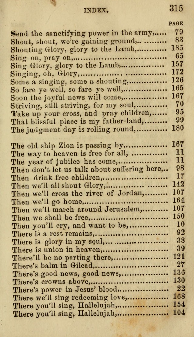 The Chorus: or, a collection of choruses and hymns, selected and original, adapted especially to the class-room, and to meetings for prayer and Christian conference (7th ed., Imp. and Enl.) page 315