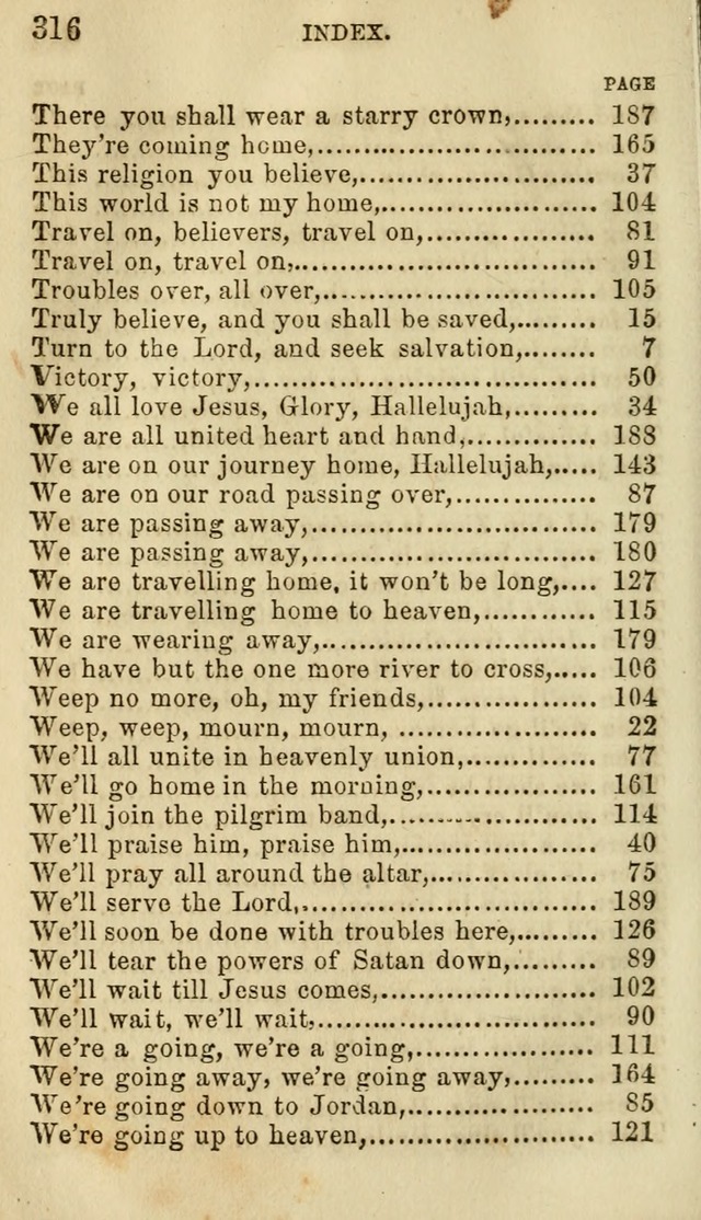 The Chorus: or, a collection of choruses and hymns, selected and original, adapted especially to the class-room, and to meetings for prayer and Christian conference (7th ed., Imp. and Enl.) page 316