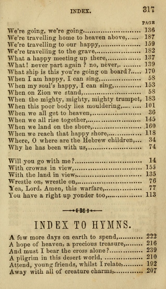 The Chorus: or, a collection of choruses and hymns, selected and original, adapted especially to the class-room, and to meetings for prayer and Christian conference (7th ed., Imp. and Enl.) page 317