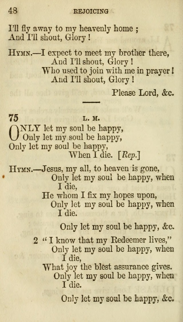 The Chorus: or, a collection of choruses and hymns, selected and original, adapted especially to the class-room, and to meetings for prayer and Christian conference (7th ed., Imp. and Enl.) page 48