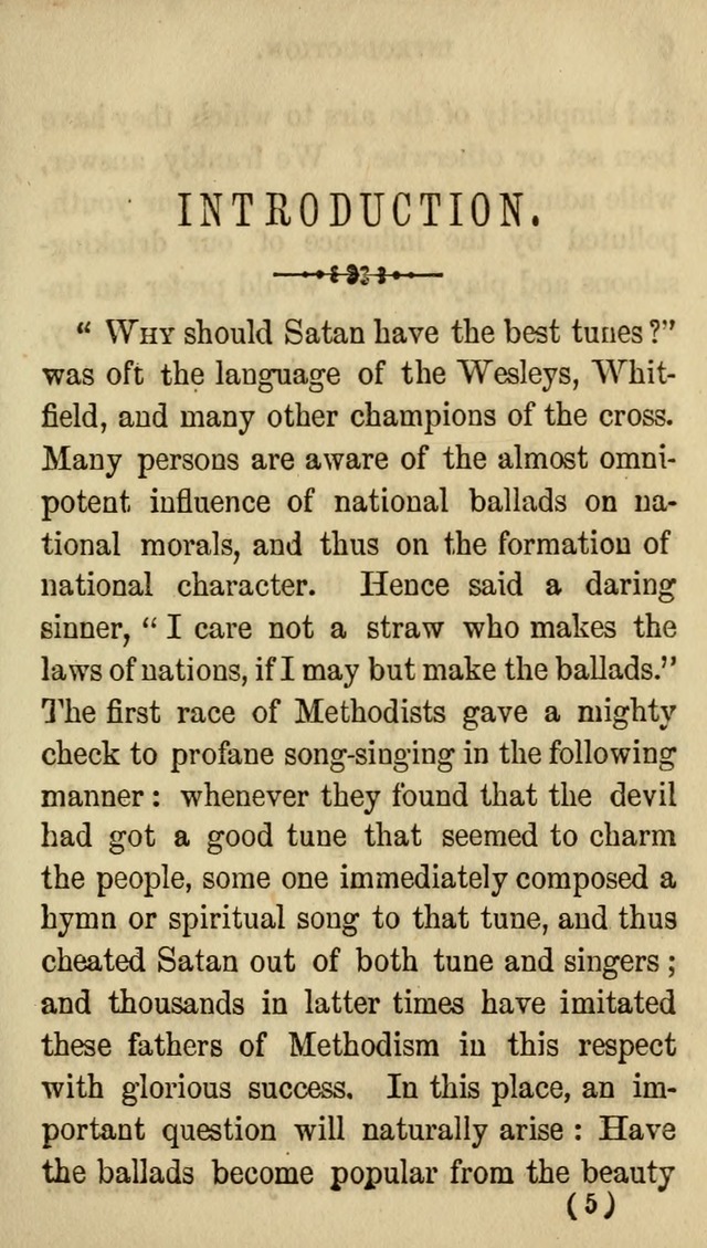 The Chorus: or, a collection of choruses and hymns, selected and original, adapted especially to the class-room, and to meetings for prayer and Christian conference (7th ed., Imp. and Enl.) page 5