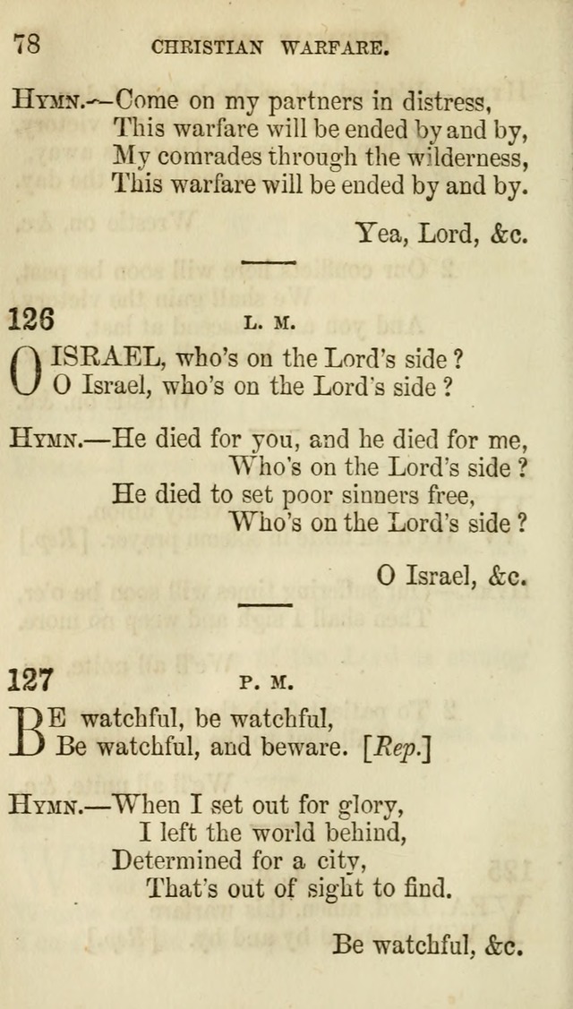 The Chorus: or, a collection of choruses and hymns, selected and original, adapted especially to the class-room, and to meetings for prayer and Christian conference (7th ed., Imp. and Enl.) page 78