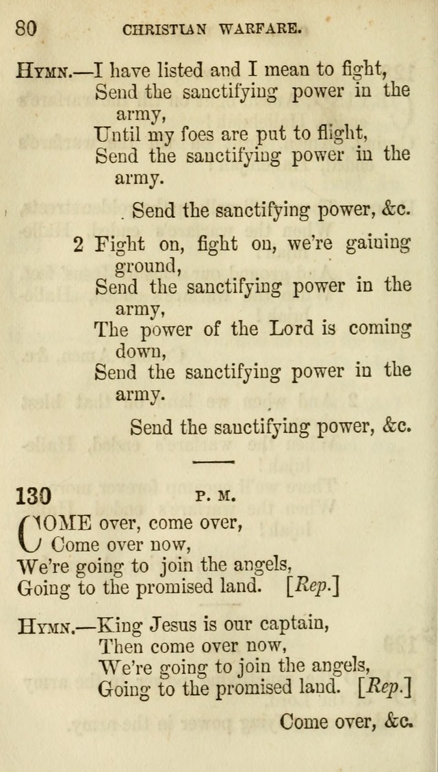 The Chorus: or, a collection of choruses and hymns, selected and original, adapted especially to the class-room, and to meetings for prayer and Christian conference (7th ed., Imp. and Enl.) page 80