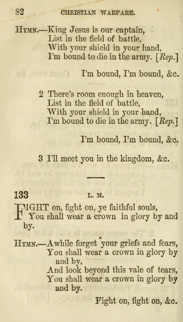 The Chorus: or, a collection of choruses and hymns, selected and original, adapted especially to the class-room, and to meetings for prayer and Christian conference (7th ed., Imp. and Enl.) page 82