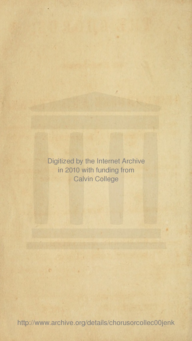 The Chorus: or, a collection of choruses and hymns, selected and original, adapted especially to the class-room, and to meetings for prayer and Christian conference (7th ed., Imp. and Enl.) page vi