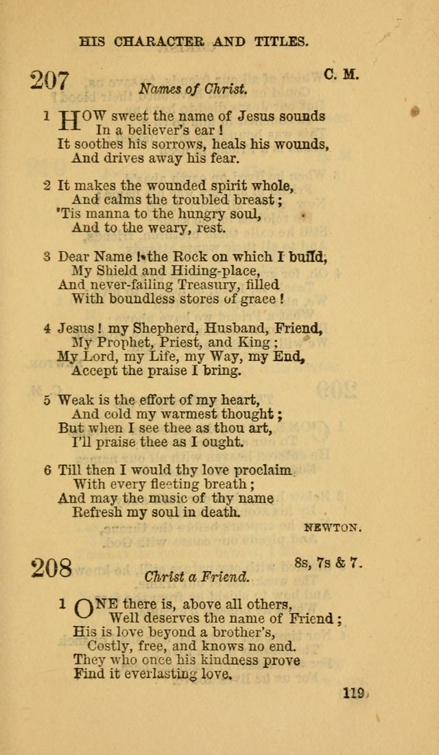 The Canadian Baptist Hymn Book page 119