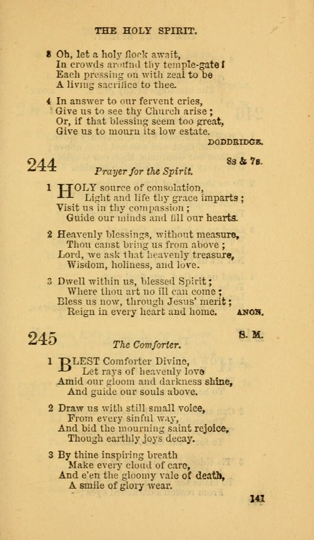 The Canadian Baptist Hymn Book page 141