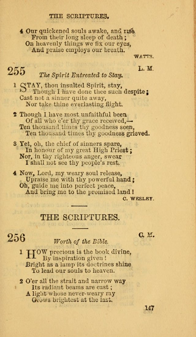 The Canadian Baptist Hymn Book page 147