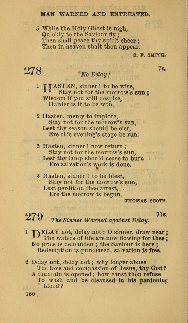 The Canadian Baptist Hymn Book page 160