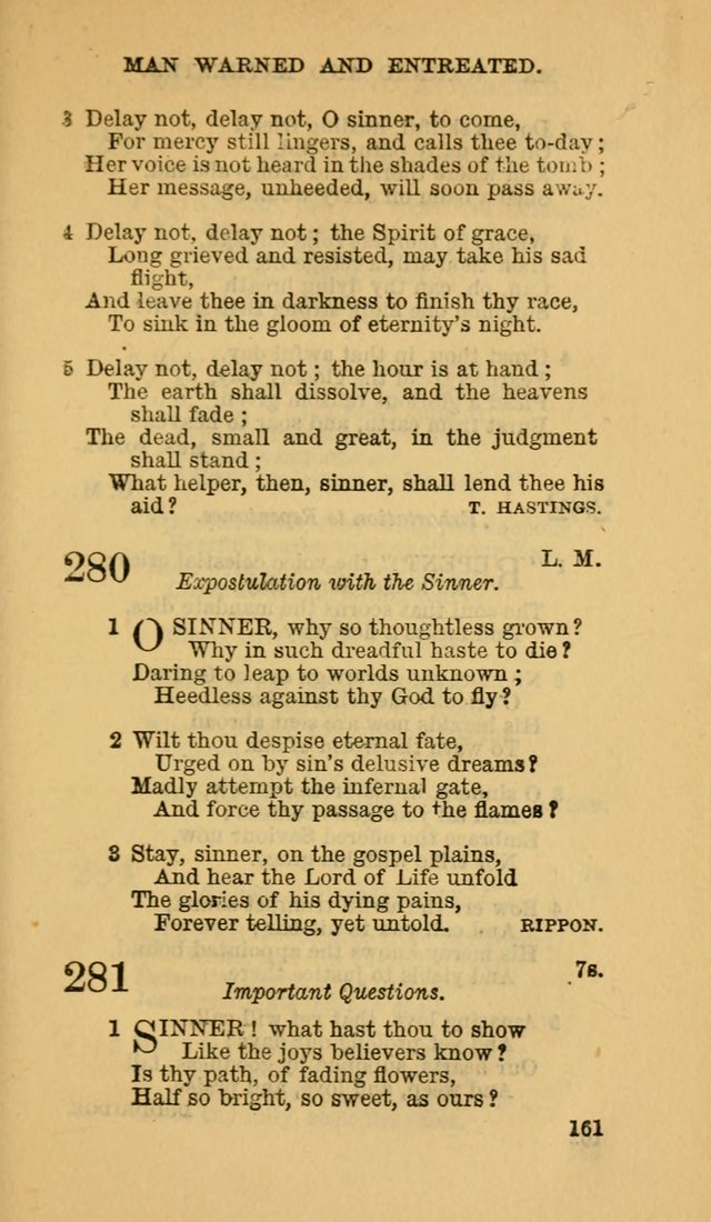 The Canadian Baptist Hymn Book page 161