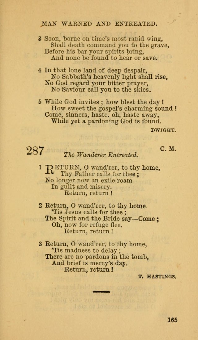 The Canadian Baptist Hymn Book page 165