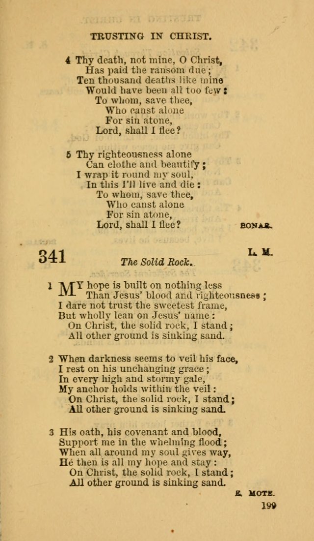 The Canadian Baptist Hymn Book page 199