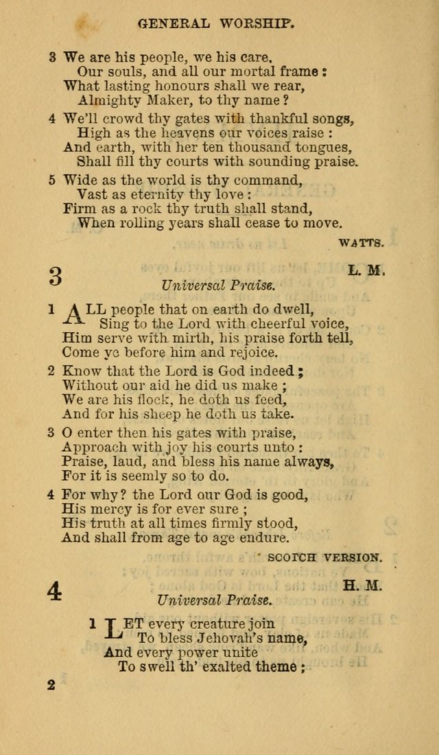 The Canadian Baptist Hymn Book page 2