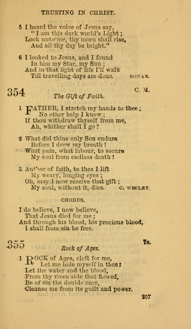 The Canadian Baptist Hymn Book page 207