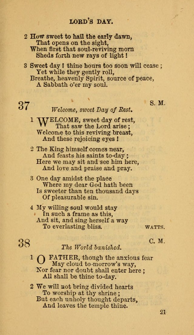 The Canadian Baptist Hymn Book page 21