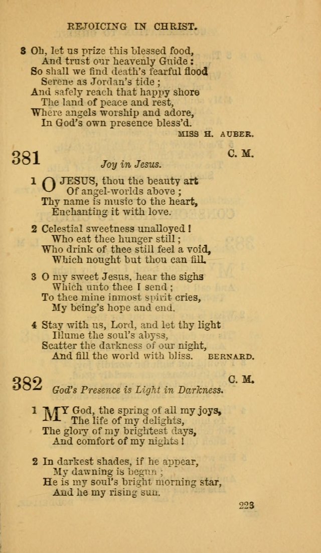 The Canadian Baptist Hymn Book page 223