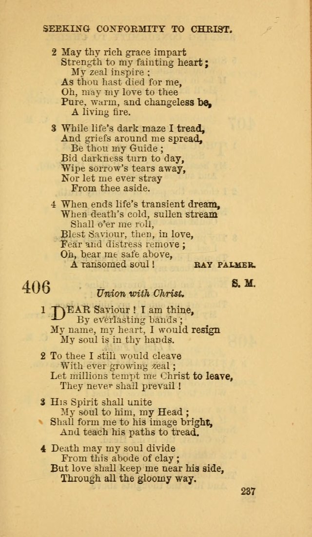 The Canadian Baptist Hymn Book page 237