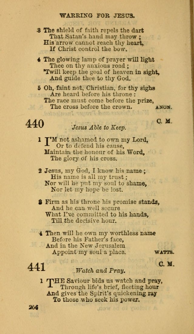 The Canadian Baptist Hymn Book page 256