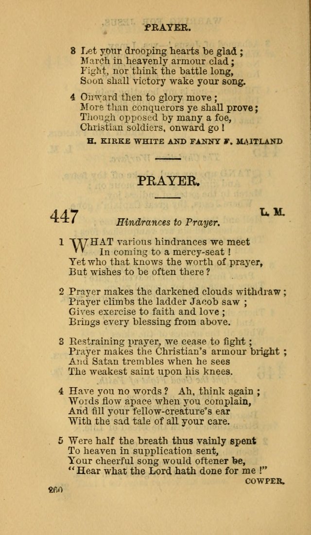 The Canadian Baptist Hymn Book page 260