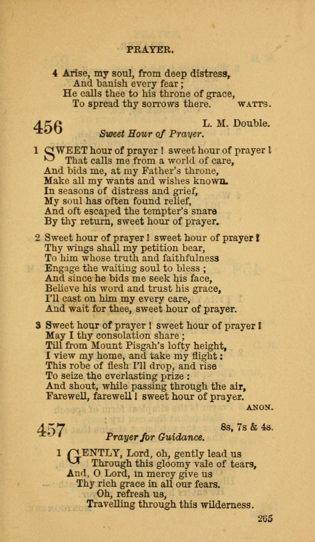 The Canadian Baptist Hymn Book page 265