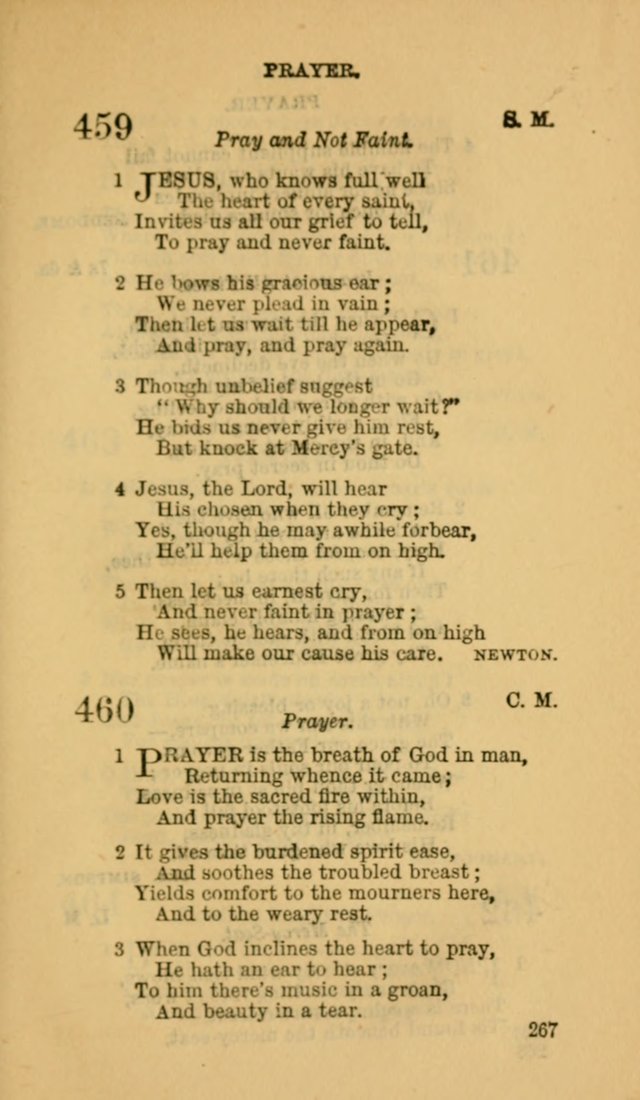 The Canadian Baptist Hymn Book page 267