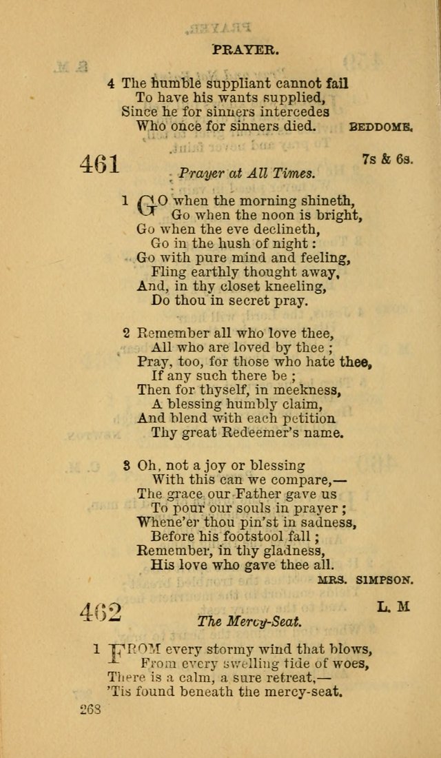 The Canadian Baptist Hymn Book page 268