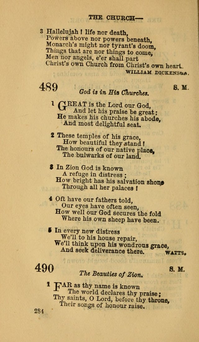 The Canadian Baptist Hymn Book page 284