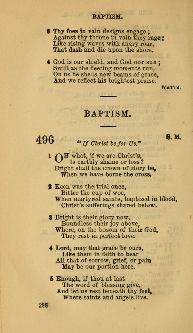 The Canadian Baptist Hymn Book page 288