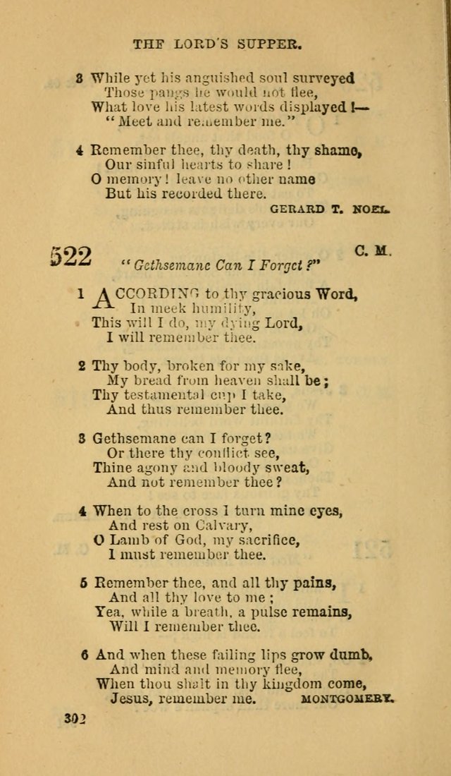 The Canadian Baptist Hymn Book page 302