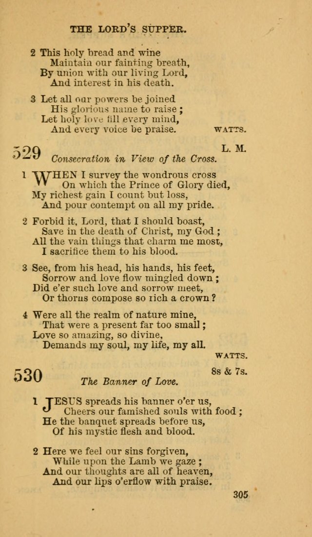 The Canadian Baptist Hymn Book page 305