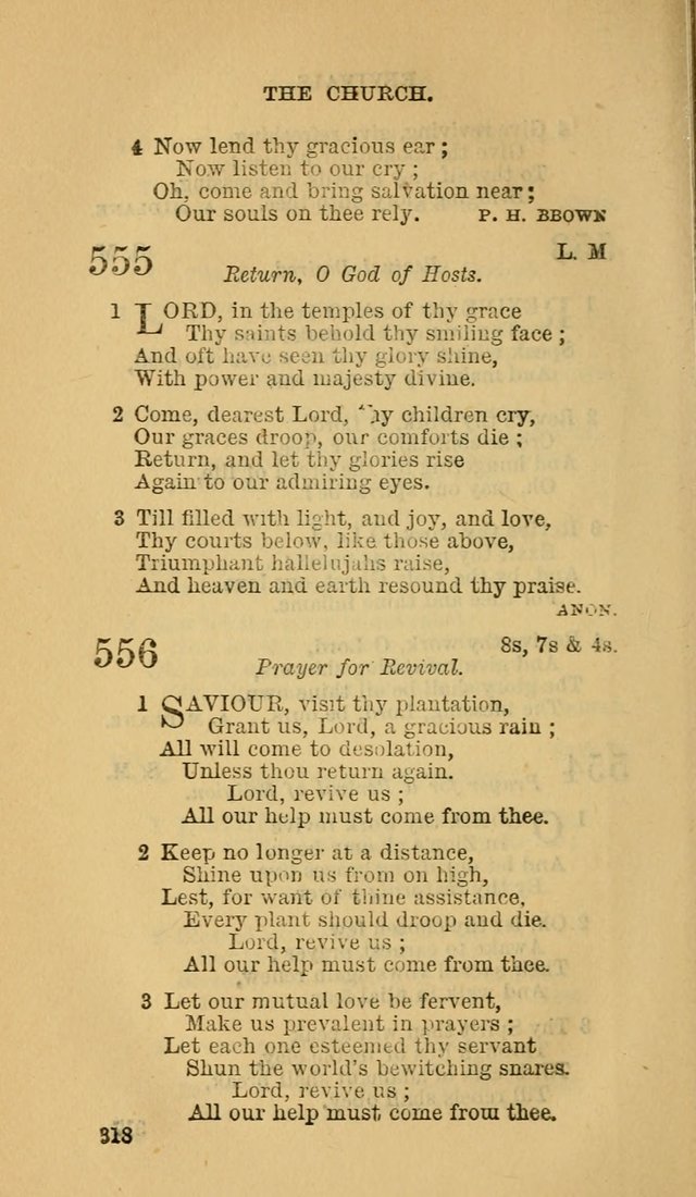 The Canadian Baptist Hymn Book page 318