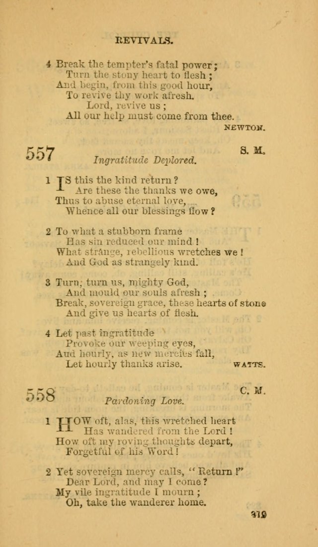 The Canadian Baptist Hymn Book page 319