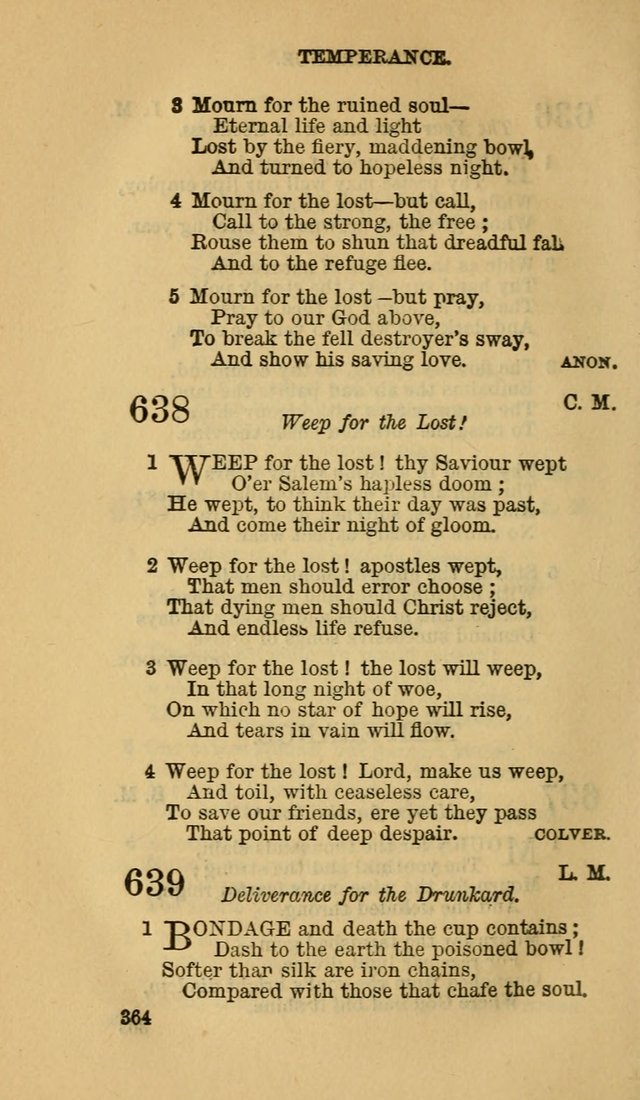 The Canadian Baptist Hymn Book page 364