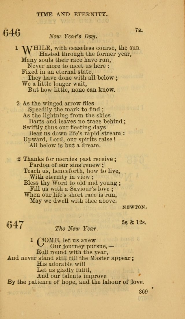 The Canadian Baptist Hymn Book page 369