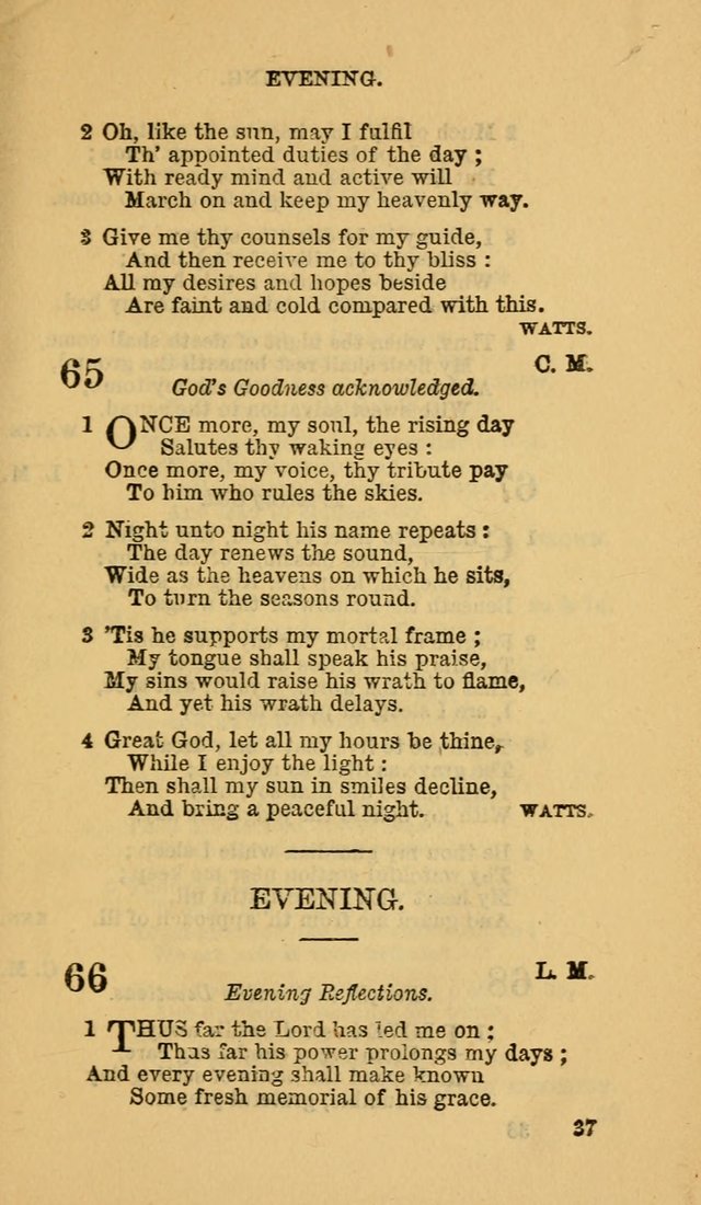 The Canadian Baptist Hymn Book page 37