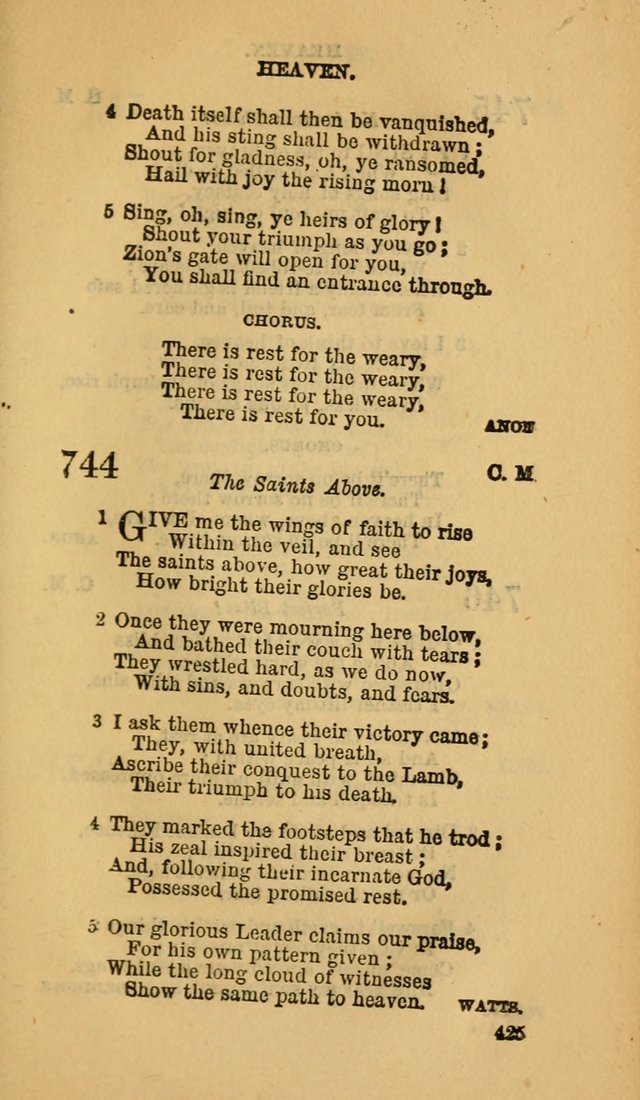 The Canadian Baptist Hymn Book page 425