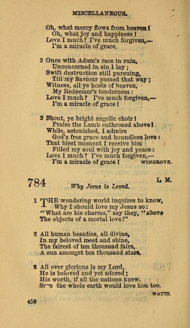 The Canadian Baptist Hymn Book page 450