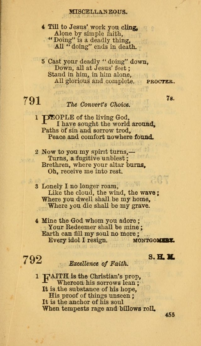 The Canadian Baptist Hymn Book page 455