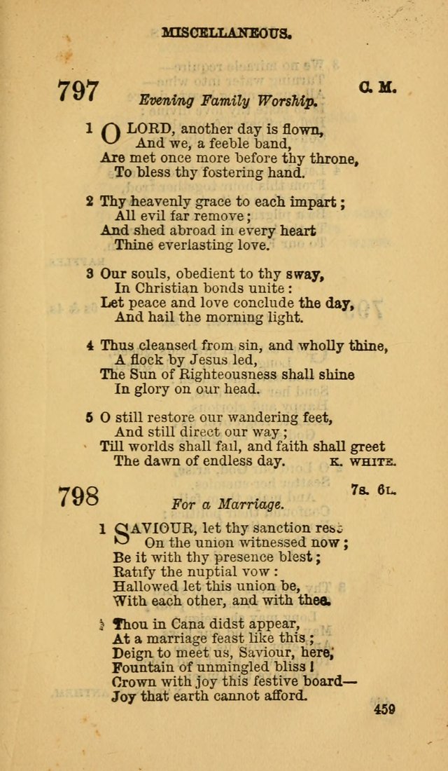 The Canadian Baptist Hymn Book page 459