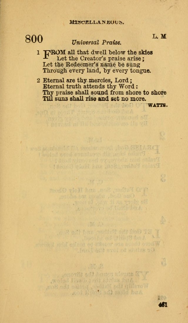 The Canadian Baptist Hymn Book page 461