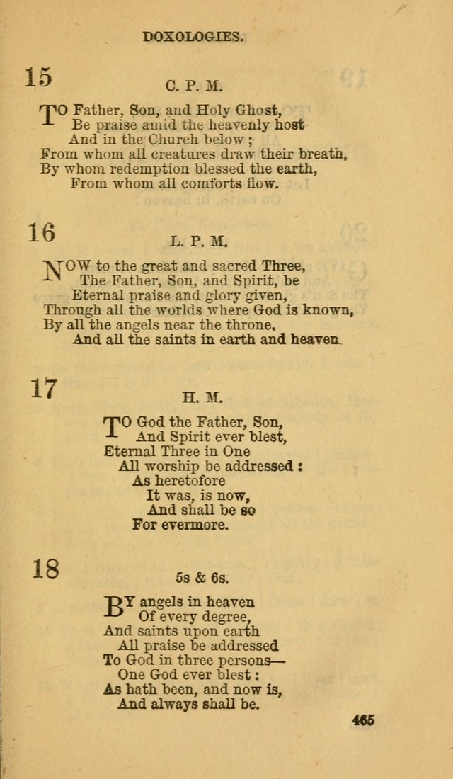 The Canadian Baptist Hymn Book page 465