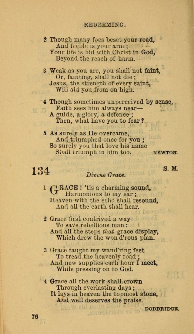 The Canadian Baptist Hymn Book page 76