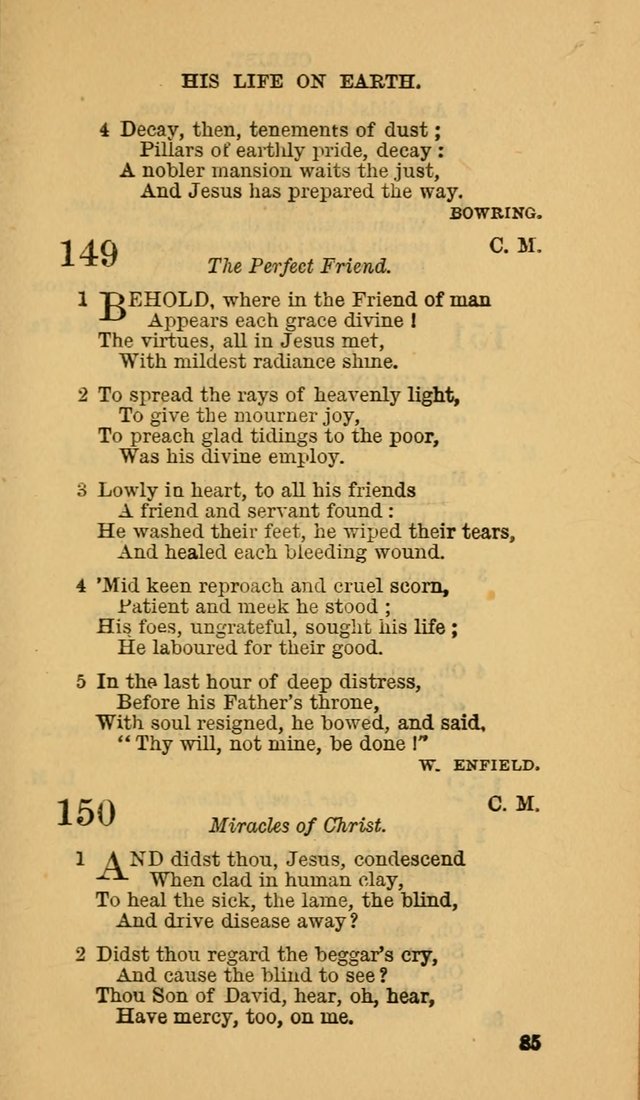 The Canadian Baptist Hymn Book page 85