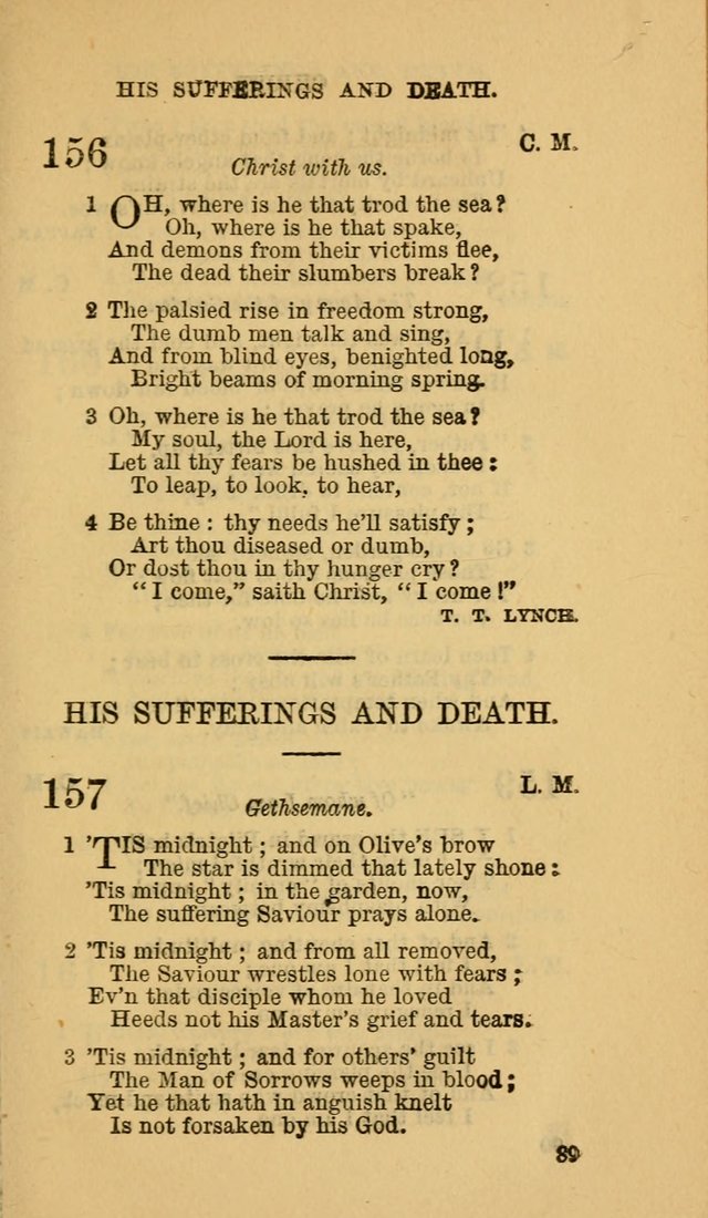 The Canadian Baptist Hymn Book page 89