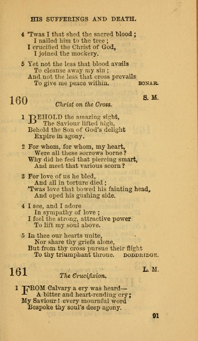 The Canadian Baptist Hymn Book page 91